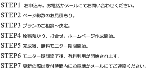 ステップ説明